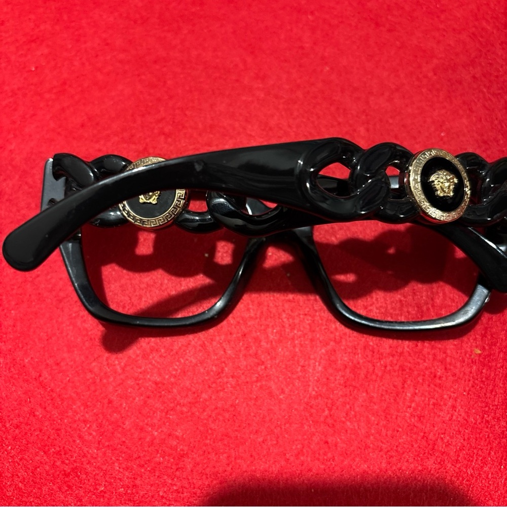 Versace Black and Gold Glasses frame ,vintage